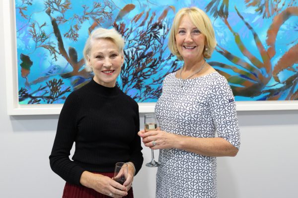 Theresa Kearney & Suzanne O'Connell
Kathrine Geoghegan  exhibition ‘Shifting Sands … a startling evolution’ at Associated Rewinds, Tallaght, September 12th 2020 in association with Kilcock Art Gallery
Mandatory Credit - Maurice Grehan