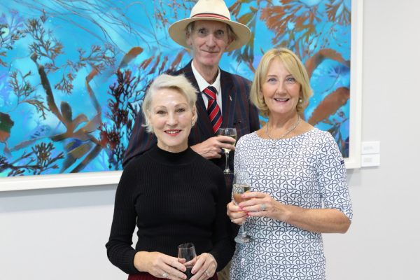 Theresa Kearney, Tony 'The Hat' Strickland & Suzanne O'ConnellKathrine Geoghegan  exhibition ‘Shifting Sands … a startling evolution’ at Associated Rewinds, Tallaght, September 12th 2020 in association with Kilcock Art GalleryMandatory Credit - Maurice Grehan